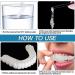1 Pair Instant Dentures Cosmetic Fake Teeth Removable Upper and Lower Dental Veneer Temporary Denture for Men and Women with Bad Teeth - Buy Online on GoSupps.com
