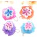 Buy Healifty Shower Sponge Balls - Unique Flower Shape Mesh Bath Scrubber for Family - 4pcs | International Shipping Available - Buy Online on GoSupps.com