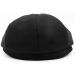 Men's Wool Blend Vintage Newsboy Gatsby Hat in Black - Boyfriend Gift - Sizes M/L/XL - Buy Online on GoSupps.com