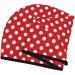 Hair Towel Wrap Quick Drying Turban with Button | Red Polka Dot Hair Drying Towel for Faster Results - Buy Online on GoSupps.com