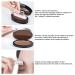 Two-tone Waterproof Eyebrow Powder Stamp with Brow Brush - Light Brown + Gray | Nature Eye Brow Coloring Kit - Buy Online on GoSupps.com