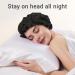 Zimasilk 100% Mulberry Silk Hair Wrap for Women - Double-Aged Elastic Sleep Cap (Black) | Premium Hair Care - Buy Online on GoSupps.com