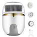 Facial Cleansing Brush 2 Modes Waterproof Electric Face Scrubber USB Rechargeable Exfoliating Face Brush Cleanser with 3 Heads for Exfoliating Cleansing Massaging
