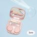 Amagogo Travel Contact Lens Case Set - Lightweight Leak-Proof Pink - 3 Pieces (7x7x2.5 cm) | International Shipping - Buy Online on GoSupps.com