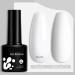 Gel Nail Polish Set for French Tips French Manicure Nail Polish White & Jelly Pink Nail Polish with Stamping Tool Soak Off UV Gel Nail Polish Kit for Starter DIY Home French Nail Tips Design - Buy Online on GoSupps.com
