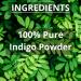 SVATV Natural Indigo Powder for Hair Care | Promotes Growth & Thickness | Ayurvedic Hair Products - 227g - Buy Online on GoSupps.com