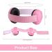 CUIFULI Kids Earmuffs - Noise Reduction Headphones for Babies & Toddlers 12-36 Months - Pink - Buy Online on GoSupps.com