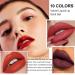 BingBrush 10 Colors Matte Liquid Lipstick Set - Long Lasting Waterproof Lip Stain Gift for Girls and Women - Buy Online on GoSupps.com
