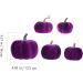 Abaodam 10 Pcs Flannel Foam Pumpkin Fabric Jack o Lantern Mini Artificial Pumpkins Small Foam Pumpkin Purple - Buy Online on GoSupps.com