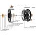 Maximcatch Tail Flying Roller CNC Aluminum Fly Fishing Reel - 5/6 7/8WT Black - Lightweight Teflon Disc Design - Buy Online on GoSupps.com