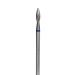 NashlyNails E-File Nail Drill bit for Manicure and Pedicure  Russian Electric File bits  Diamond  Flame(Drop) with a Rounded tip 025  Medium grit  Non Painful 1 Count (Pack of 1)