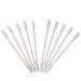 Pangda Cotton Swabs Cotton Tipped Applicator Double Tipped with Cardboard Handles  400 Pieces (Pointed and Spiral Tip  Pointed and Round Tip)