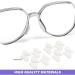 Glasses Nose Pads for Eyeglasses 24 Pairs Eye Glasses Soft Nose Pads Nosepads for Glass Eyeglasses Plastic Frames 19 x 8 mm - Buy Online on GoSupps.com