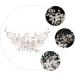 POPETPOP Alloy Pearl Hair Comb Bride Hair Comb Imitation Pearl Headdress Headwear Decor Pearl Headpiece Bridal Headdress Pearl Hair Combs Bridal Headwear Bridal Pearl Headwear - Buy Online on GoSupps.com