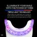 TriPulse Teeth Whitening LED Light Kit - 20 LED Lights for 7 Shades Whiter in 7 Days - Safe for All Dental Work - Hydrogen & Carbamide Peroxide - BPA Free Mouthpiece - Buy Online on GoSupps.com