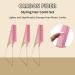 3 Pcs Anti-Static Carbon Fibre Tail Comb Set - Heat Resistant Pink Fine Tooth Rat Tail Comb for Women - Buy Online on GoSupps.com
