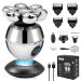 QUR 1 Set 6 in 1 Electric Shavers Nose Trimmer with LED Display and Portable Wet and Dry