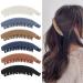 6PCS Banana Hair Clips Large Banana Clips for Women Thin Thick Hair Non-slip Strong Hold Matte Banana Claw Clips for Women Girls Hair Accessories
