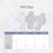 ECO FDA Registered Organic Reusable Cotton Menstrual Pads - Shabby Chic Night Pad Print - 3p - Buy Online on GoSupps.com