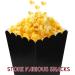 Alipis 50Pcs Popcorn Boxes Disposable Popcorn Buckets Paper Popcorn Tubs Greaseproof Popcorn Containers for Movie Theater Night Parties 250g Black - Buy Online on GoSupps.com
