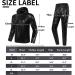 MulYeeh Weight Loss Sweat Suit - Anti-Rip Full-Zip Sauna Suit for Men Women - Black Large - Buy Online on GoSupps.com