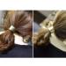Gothic Punk Metal Hair Ties - 2 Piece Set in Golden & Silver | Elastic Hair Band Cuff Ponytail Holder for Women & Girls - Buy Online on GoSupps.com