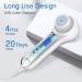 Rechargeable Blackhead Remover Vacuum & Facial Cleansing Brush - LCD Screen, Waterproof, Exfoliating & Massaging - Gradient Blue - Buy Online on GoSupps.com