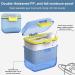 EACHPT Formula Powder Dispenser Pot 480ml - Portable Sealed Milk Storage for Travel - Blue - Buy Online on GoSupps.com