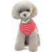 Cute Striped Pet Sweater for Small Dogs | Heroic Dog Clothes in Pink Red Blue & Gray - 2XL (1.2-9.0 kg) - Buy Online on GoSupps.com
