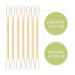 Meipo Double Round Cotton Swabs with Wooden Sticks - 400 Count Box - Buy Online on GoSupps.com