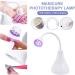 UV Nail Lamp Mini Lotus Hands Light Nail Polish Gel Curing Lamp Rotatable Nail Dryer White LED - Buy Online on GoSupps.com