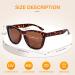 Toitorse 2.0x Reader Sunglasses for Men & Women - UV Protection Anti-Blue Light Outdoor Reading Glasses - Buy Online on GoSupps.com