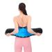 Lower Back Brace Lumbar Support Belt Back Decompression Pain Relief Posture Correction for Sciatica Scoliosis Weight Lifting Adjustable Straps Men Women(M) Black+Blue M Black+Blue