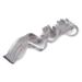 Colorful Curly Clip-In Hair Extensions | 5-Piece Party Highlights for Kids & Women - White Tea Gray - Buy Online on GoSupps.com