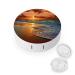 Contact Lens Case Evening Beach Sea Water Portable Travel Contact Lens Box Contact Lens Storage Box