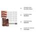 Buy Moulis Eyebrow Stamp Set - Reusable Makeup Brow Powder Kit with 10 Stencils & 2 Brushes (Light Brown) - Perfect One-Step Brow Shaping for Flawless Eyebrows - Buy Online on GoSupps.com