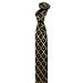 Syleia 20 Black with Gold Prints Hair Ties - Elastic Ponytail Holders 20 Pack - Buy Online on GoSupps.com