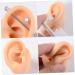 10 Pcs Silicone Ear Model Set for Body Jewelry Display and Piercing Mold - Light Yellow - Buy Online on GoSupps.com