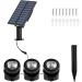 T-Sun Solar Pond Lighting - RGB Waterproof LED Underwater Lamps | 3 Set Garden & Patio Lights - Buy Online on GoSupps.com