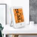 Digital Thermometer Hygrometer for Indoor Use - Accurate Temperature & Humidity Monitor with Backlight for Greenhouses - Compact White Design (7.9 x 5.8 x 2.2 cm) - Buy Online on GoSupps.com