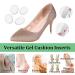 Heel Grips Liner Cushions for Loose Shoes | Prevent Blisters & Heel Pain | Metatarsal Pads for Men & Women (Clear - Buy Online on GoSupps.com