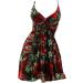 ToddlBy 2023 Summer European and American New V Neck Printed Sling Waist Dress Evening Dresses plus Size Gn2 Large - Buy Online on GoSupps.com