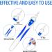 Q Grips Earwax Remover Spiral Silicone Tool with 16 Tips - Klein Blue - Buy Online on GoSupps.com