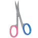 YNR Cuticle Nail Scissors Curved Blade Professional Stainless Steel Beauty Scissors for Manicure Pedicure Eyebrows Nose Hair Trimming Beauty Grooming Thick Toenails Women Men