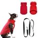 Dog coat dog sweater chihuahua clothing dog sweater Small dogs dog coat for small dogs dog coat with dishes winter coat dog for small dogs inside and outdoor use (red L) Red L