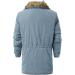 GXLONG Men's Solid Color Fur Hood Parka Coat - Small Gray - Buy Online on GoSupps.com