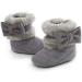 RVROVIC Baby Boys Girls Plush Winter Snow Boots | Anti Slip Warm Fleece Infant Boots 12-18 Months Grey - Buy Online on GoSupps.com