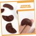 HEMOTON 24pcs Imitation Chocolate Chips Interesting Fake Chocolate Multi-function Fake Chocolate Simulated Decorative Chocolate Decor Chocolate Models Material Food Play Pvc 3.50X2.50X0.20CM 1 - Buy Online on GoSupps.com
