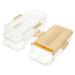 PRETYZOOM Egg Holder Fridge Egg Storage Box Eggs Refrigerator Fridge Kitchen Egg Holder Egg Holes Trays Portable Egg Carton