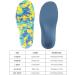 Orthopedic Insoles for Children - Supportive Eva Inserts for High Foot Vaults | Plush XL Blue Soles - Buy Online on GoSupps.com